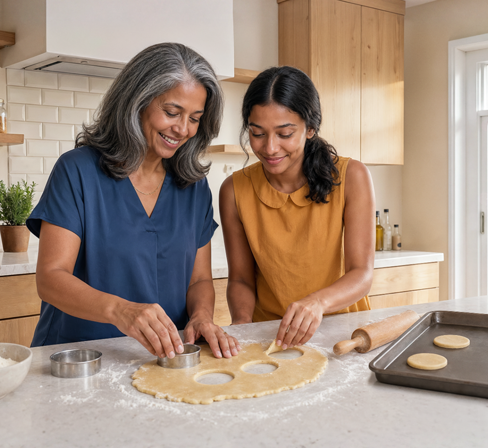 See the VALOR Study Results Two women baking together in a kitchen